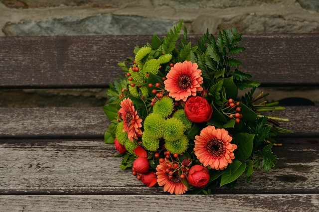 Blumen auf Rechnung